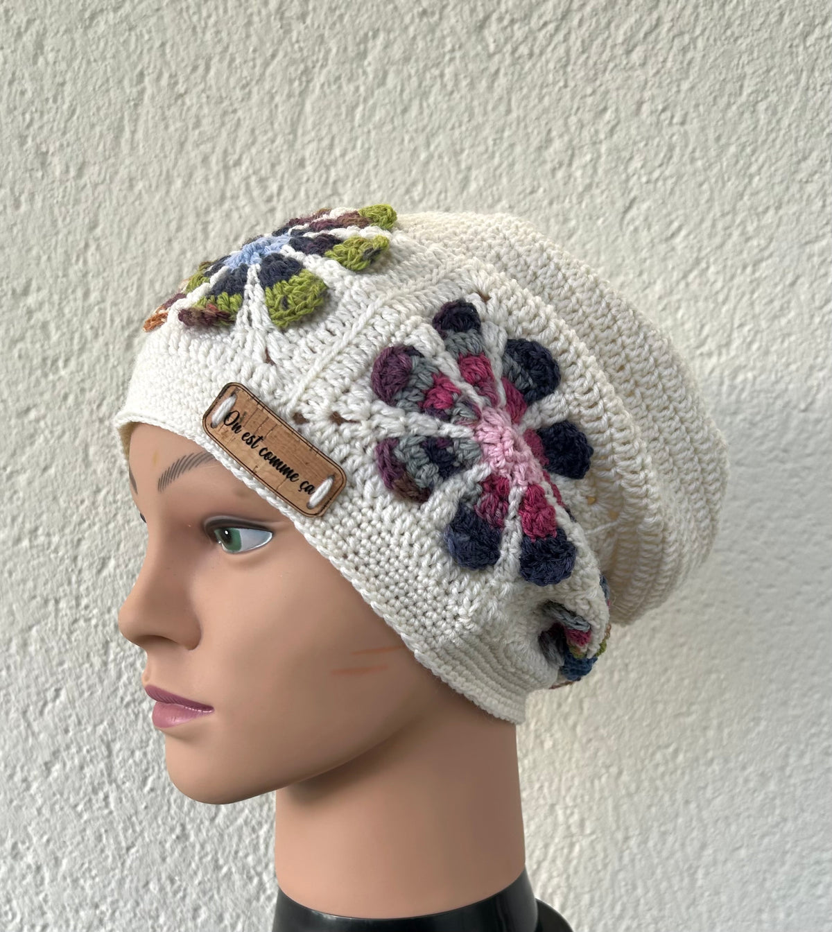 Bonnet fleurs