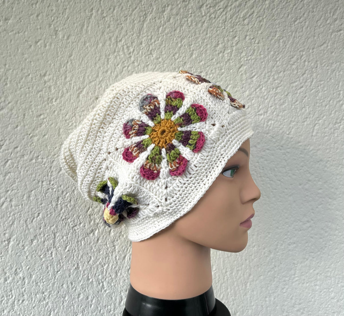 Bonnet fleurs