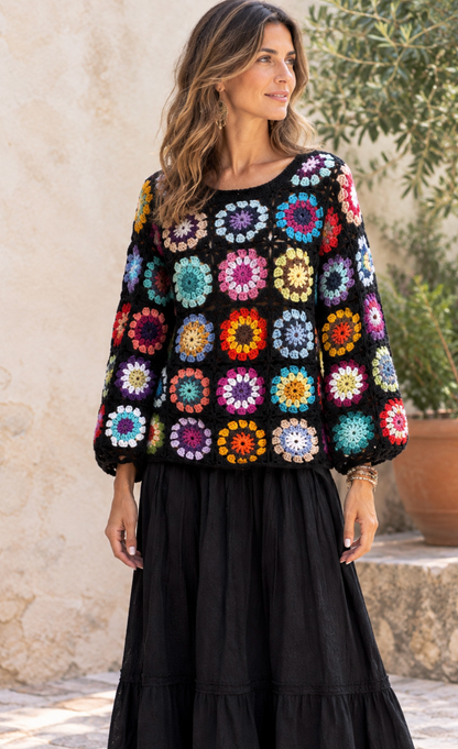 Pull en patchwork