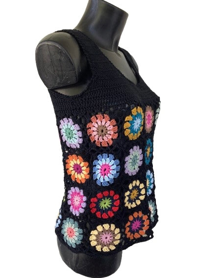 Débardeur au crochet