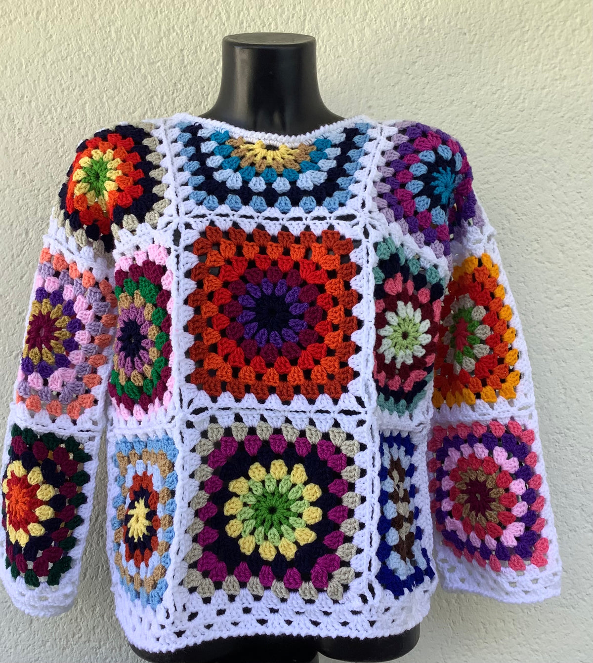 Pull en patchwork
