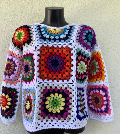 Pull en patchwork