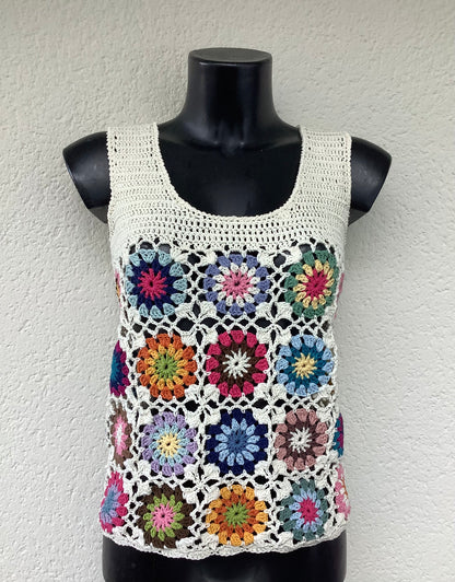 Débardeur au crochet
